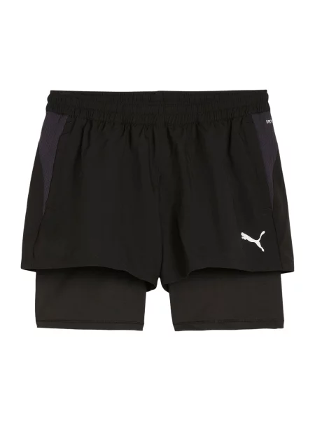 PUMA Pantaloni sport TeamGOAL negru alb