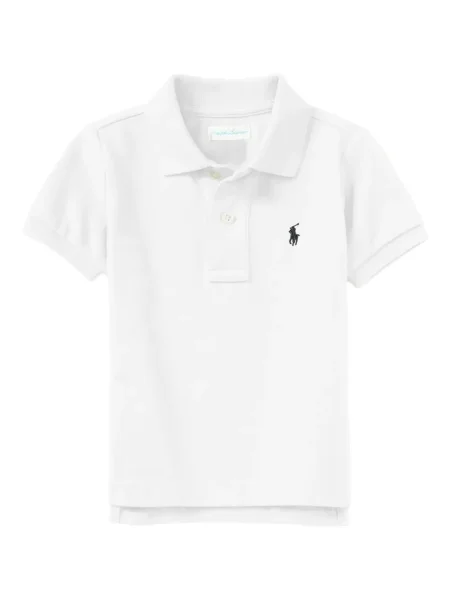 Koszulka polo dziecięca Polo Ralph Lauren biała