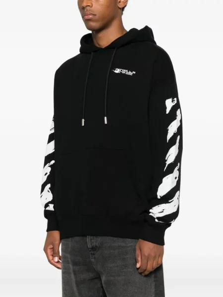 Hanorac cu glugă Off-white alb