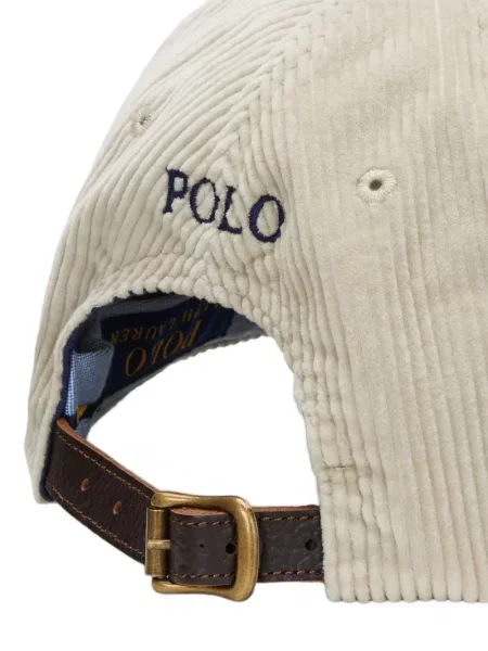 Tricou polo Polo Ralph Lauren cu autograf cu 5 buzunare în carouri gri