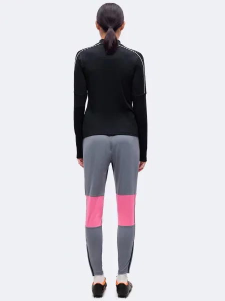 UNDER ARMOUR Športové nohavice Challenger tmavosivá / ružová čierna