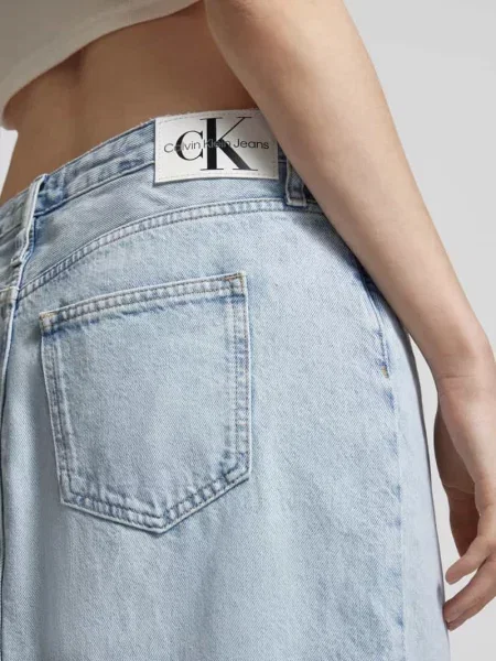 Spódnica jeansowa z 5 Calvin Klein Jeans