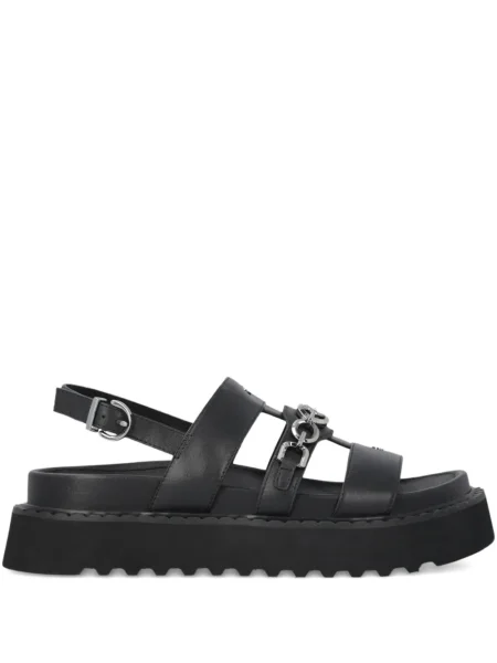 Colier Pinko din piele negru