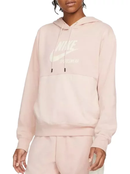 Tricou Nike retro din fleece alb