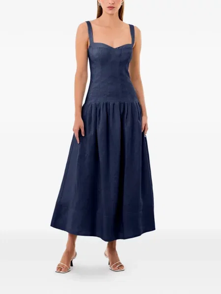 Rochie midi Nicholas albastru