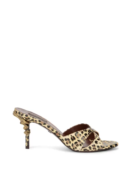 Sandale Roberto Cavalli cu imagine cu model leopard