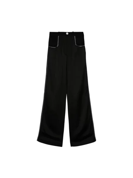 Spodnie Sonia Rykiel z kapturem z logo czarne