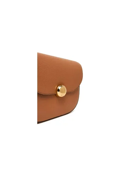 FURLA Torba za čez ramo MOONLIGHT konjak rjava