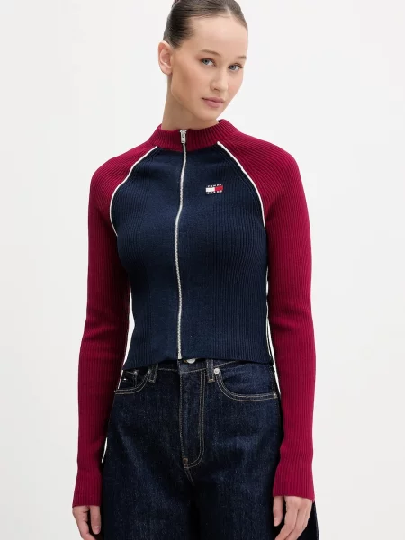 Geacă de blugi Tommy Jeans alb