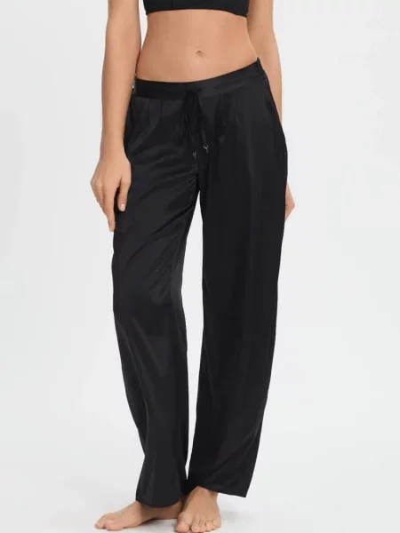 Женские пижамные брюки чорні