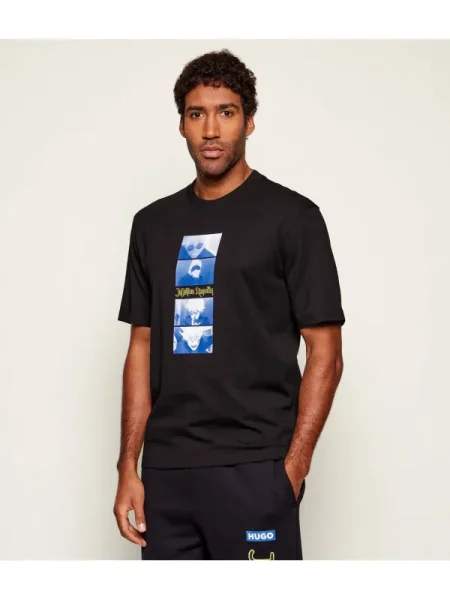 Hugo Blue Tricou Nuley_JJK Hugo x Jujutsu Kaisen | negru
