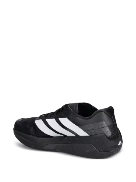Pantaloni Adidas cu imagine cu model leopard alergare violet
