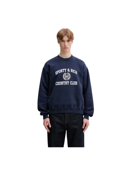 Bluza Sporty And Rich niebieska