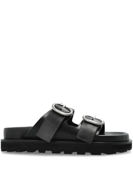 Sandale Jil Sander din piele negru