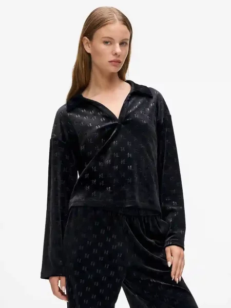 Karl Lagerfeld bluza czarny