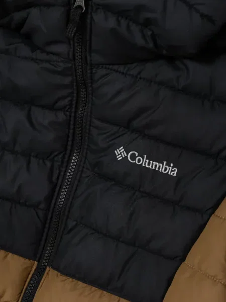 Kurtka dziecięca Columbia brązowa
