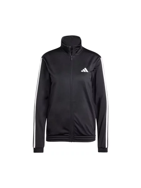 Prugasta majica dugih rukava Adidas Sportswear crna