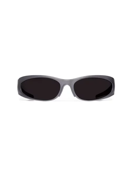 Lniane okulary przeciwsłoneczne Balenciaga szare