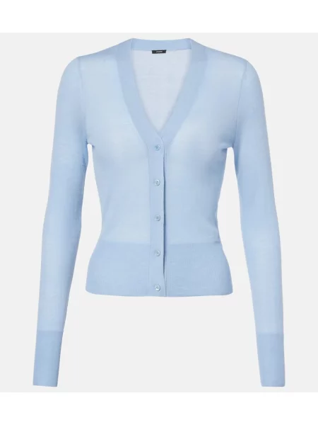 Cardigan Joseph din cașmir albastru