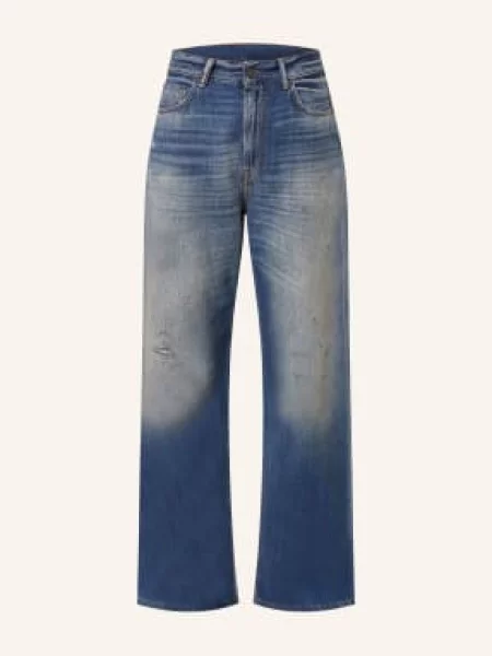 Acne Studios Dżinsy Z Szerokimi Nogawkami blau niebieskie