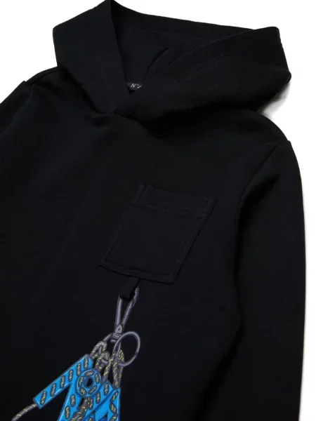 Bluza z kapturem dziecięca N°21 czarna