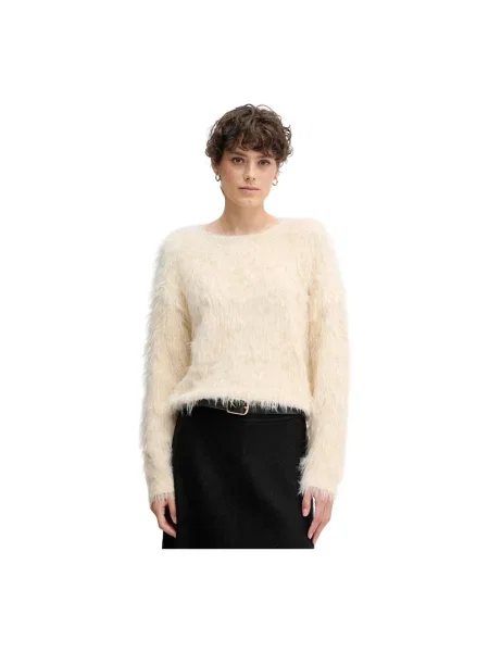 Sweter Oui beżowy