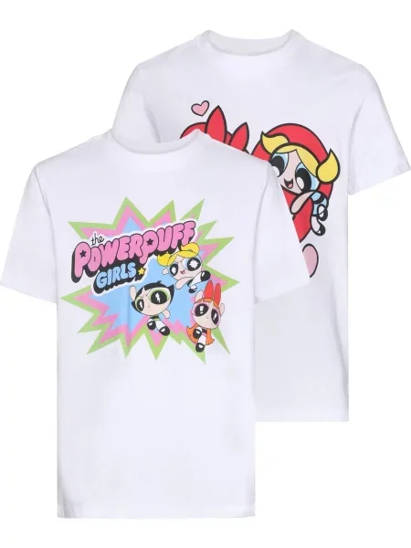 Mister Tee Póló Power Puff Girls világos-rózsaszín / vérvörös / fekete fehér