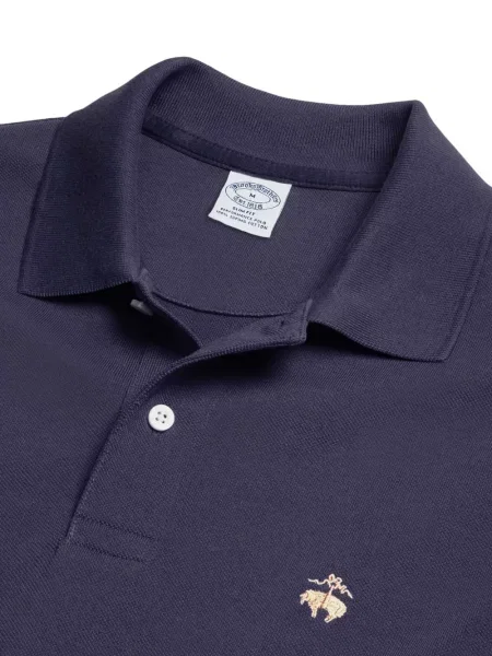 Polo Brooks Brothers cu broderie albastru