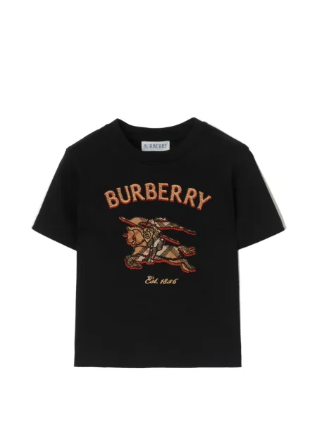 Marškinėliai Burberry juoda