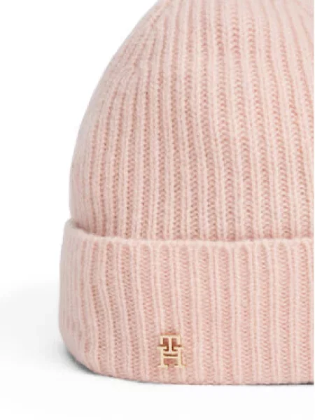 Tommy Hilfiger Kapa iz kašmirja roza
