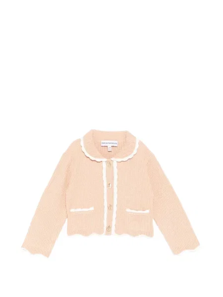 Top dziecięcy Emporio Armani różowy