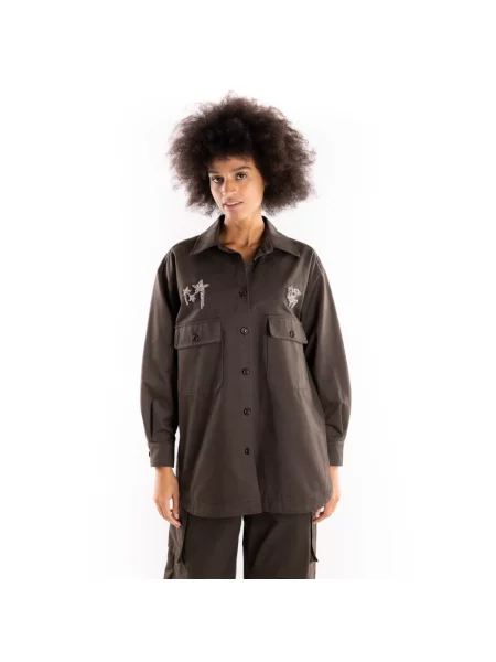 Koszula Brand Unique brązowa