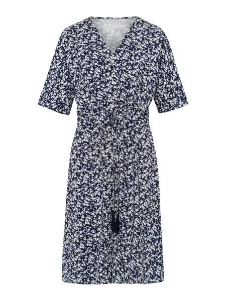 Heine Rochie albastru marin alb