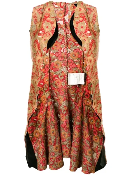 Bunda Comme Des Garçons Pre-owned s výšivkou bez rukávů