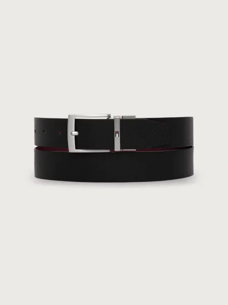 Tommy Hilfiger curea reversibilă pentru bărbați din piele negru