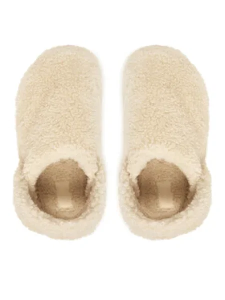 Crocs Házi cipő Classic Cozzzy világos bézs fehér