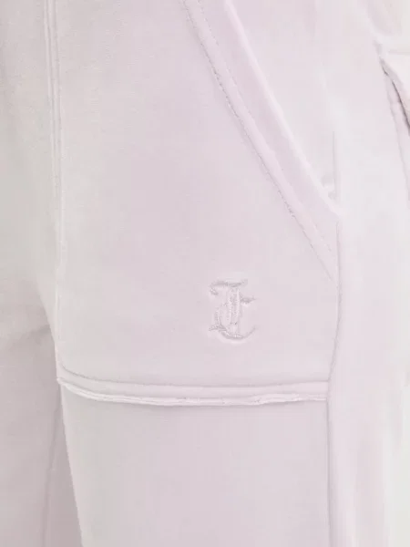 Velúr sportnadrág Juicy Couture lila