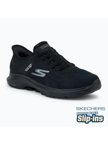 Női cipő SKECHERS Go Walk 7 Valin black Go Walk 7 Valin BBK fekete