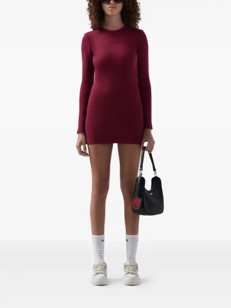 Rochie maxi Gcds lungă de costum roșu