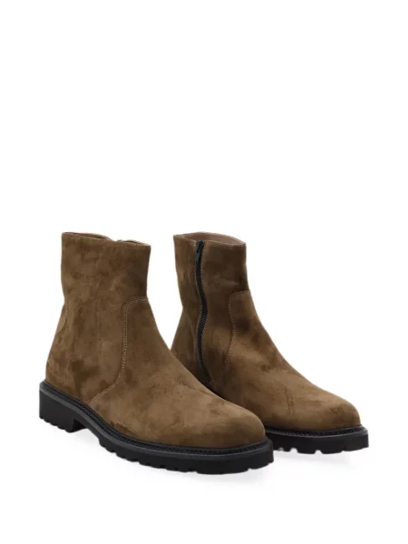 Cizme scurte Common Projects din piele de căprioară maro