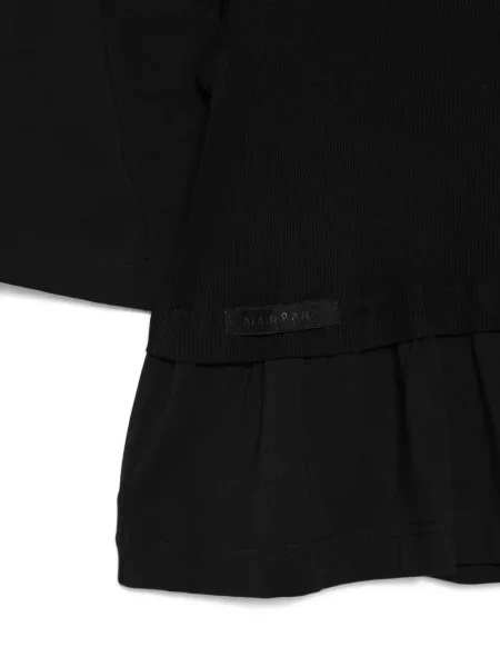 Cu peplum tricou Alainpaul cu decolteu rotund negru