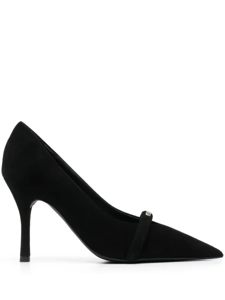 Pantofi cu toc Furla din piele negru
