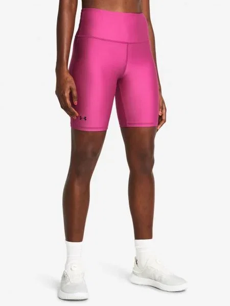 Dámske športové kraťasy Under Armour Tech Bike Short-PNK ružové