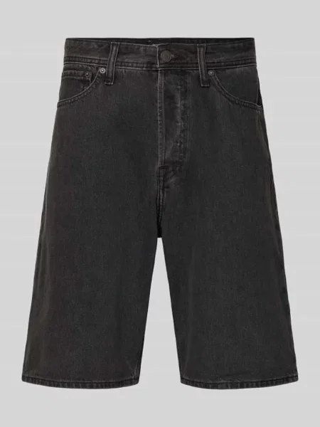 Szorty jeansowe o kroju baggy fit z 5 model ‘ALEX’ Jack & Jones czarne