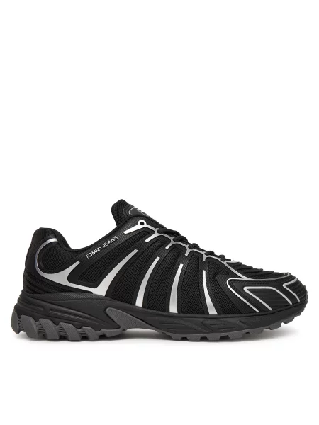 Tommy Jeans Tenisice Tjm Outdoor Runner Tech. crna
