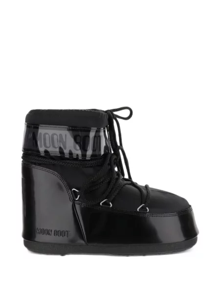 Botine Moon Boot din satin negru