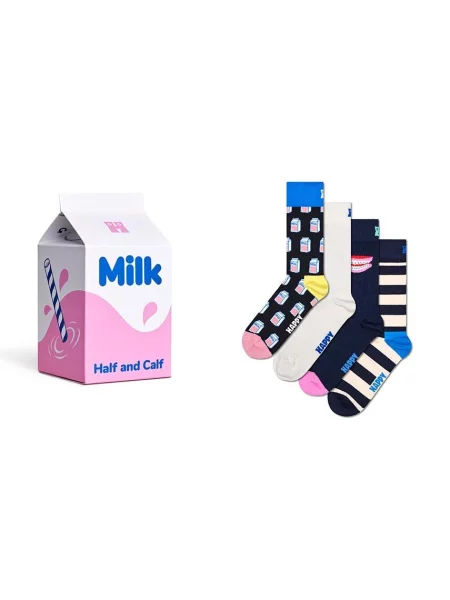 Happy Socks Zokni zerge / tengerészkék piszkosfehér fekete
