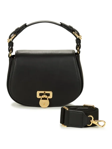 Crossbody kabelka Lauren Ralph Lauren čierna