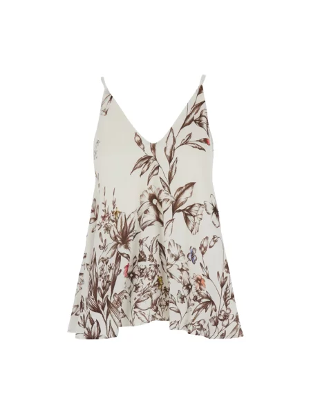 Top Semicouture na ramiączkach biały