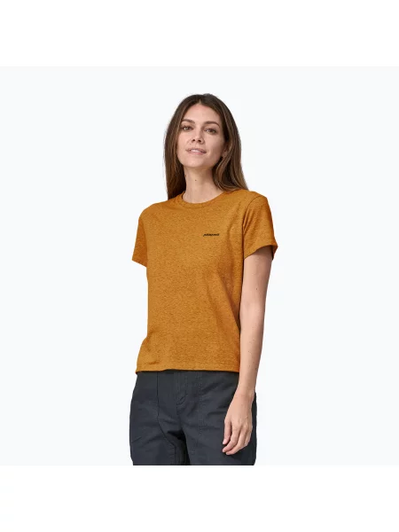 Tricou pentru femei Patagonia Logo Responsibili-Tee dried mango